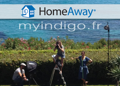 HOMEAWAY choooses one of myindigo.fr villas The leader of online holiday rentals uses myindigo.fr as a decor 